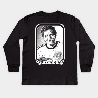 Steve Guttenberg / 80s Aesthetic Movie Lover Gift Design Kids Long Sleeve T-Shirt